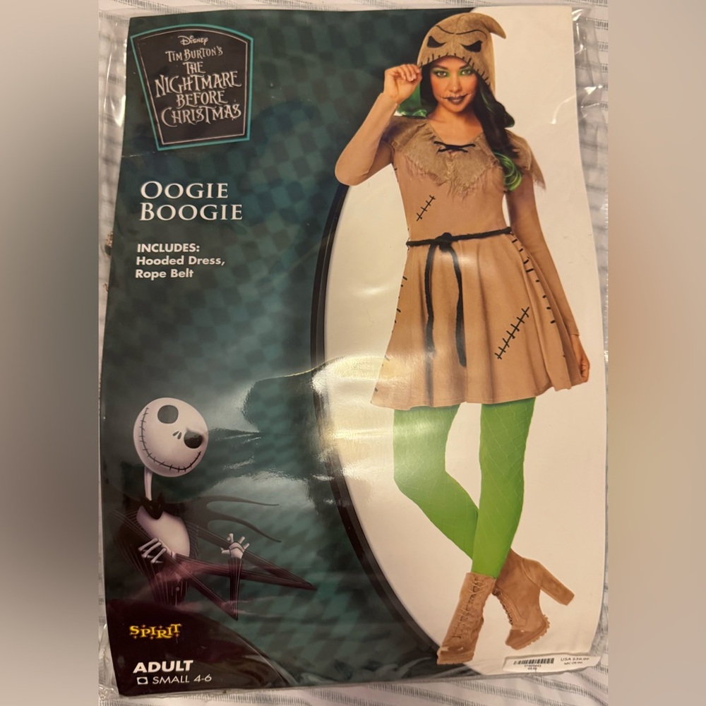 Disney Oogie Boogie Adult Costume for Women - Tan